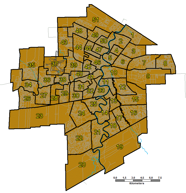 Mosquito Fogging Program Area Map