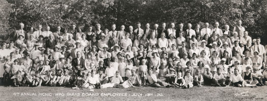 Annual Picnic, Winnipeg Parks Board Employees, July 13, 1932