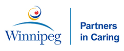 City of Winnipeg logo: Partners in Caring