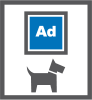 Graphic depicting dog kennel ad