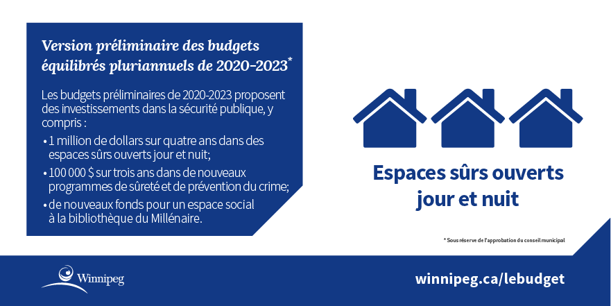 Infographie - investment in community safety and 24/7 safe spaces
