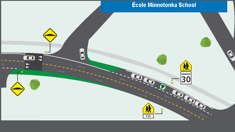 Projet de modération de la circulation sur la rue Minnetonka