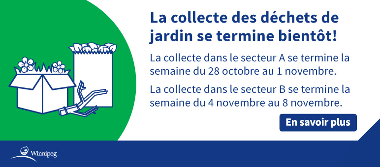 La collecte des déchets de jardin se termine bientôt!