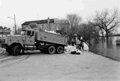 A dump truck delivers sand bags, City of Winnipeg Photo.