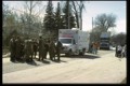 Scotia Street - Salvation Army and military personnel, City of Winnipeg Photo.