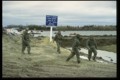 Mouth of the floodway (south end) - military personnel, City of Winnipeg Photo.