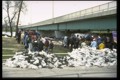 Kingston Row - Social Assistance recipients removing sandbags, City of Winnipeg Photo.
