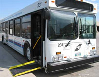 Accessible transit bus
