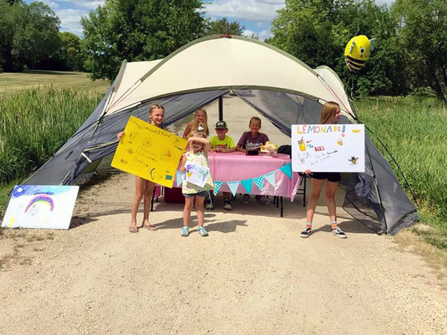 (Photo submitted) The Loving Lemons Lemonade Stand was held in August in East Selkirk. 