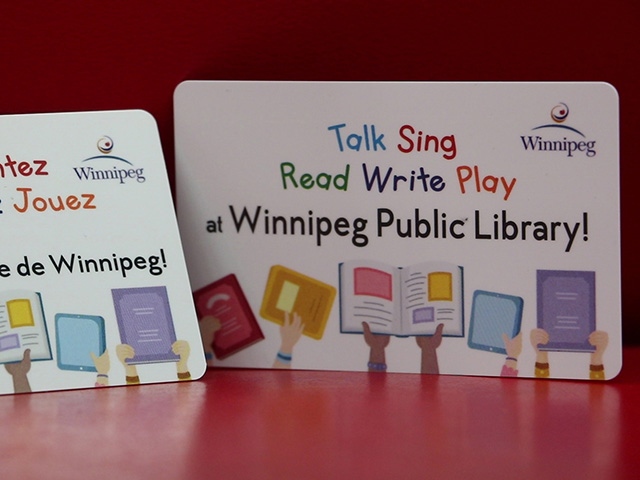 You can get a special library card for children on Take Your Child to the Library Day. 