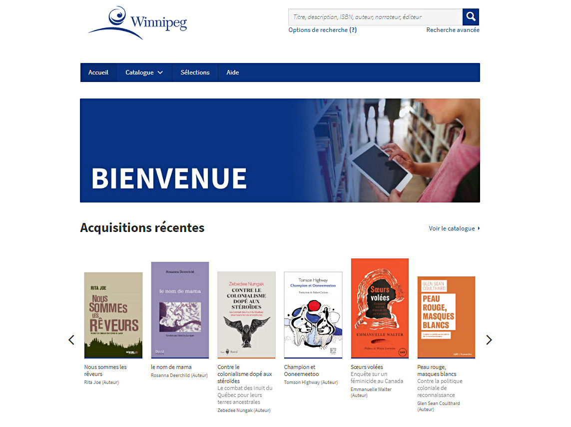 Élargissement de la collection de documents de bibliothèque en français grâce au service Cantook Station