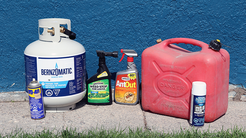 Household hazardous waste can be dropped off at any 4R Winnipeg Depot