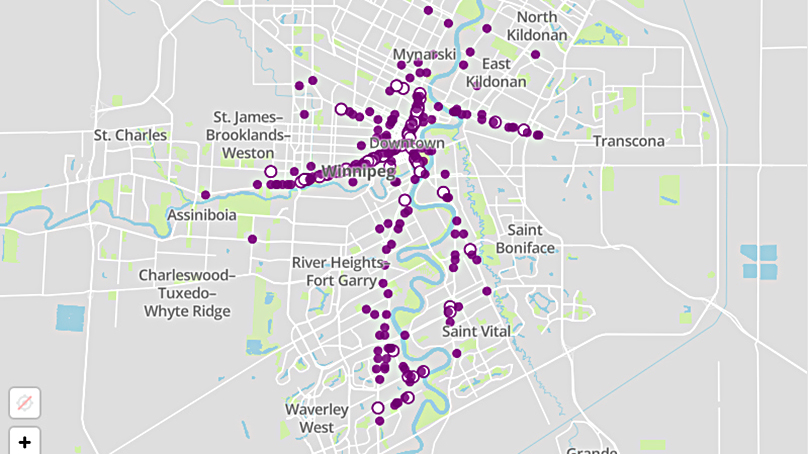 Open Data information on Winnipeg Transit Bus Pass ups