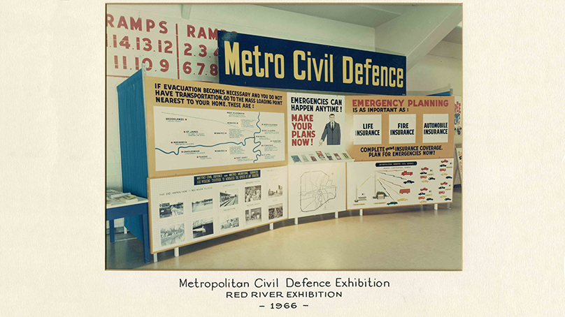 Metropolitan Civil Defence Exhibition. Taken at Red River Exhibition, 1966. City of Winnipeg Archives, Photograph Collection, Box P35 File 49.