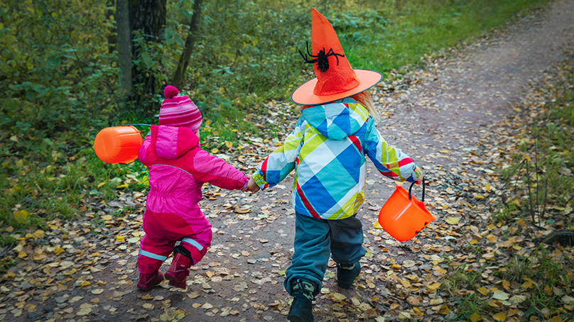 If you are choosing to go out trick-or-treating this year, try to go while it is still light out.