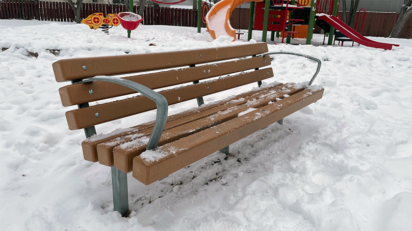 A park bench donation comes with a tax deductible receipt.