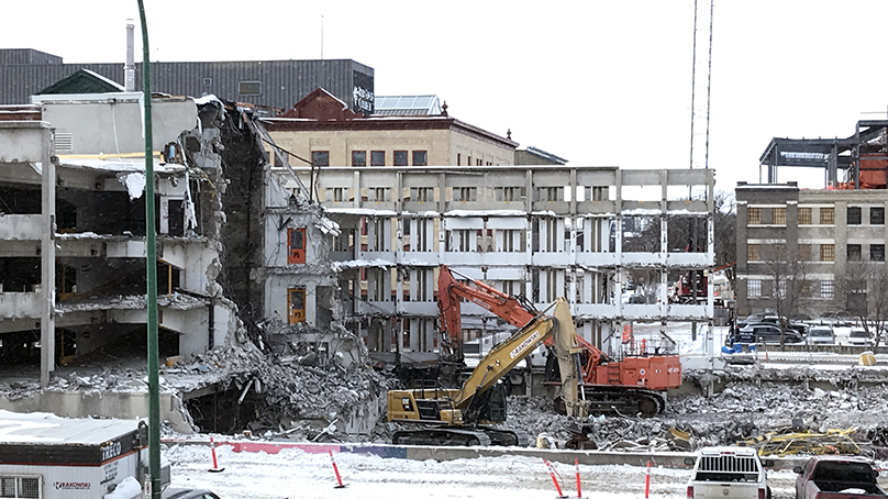 Demolition of the Civic Centre Car Park.