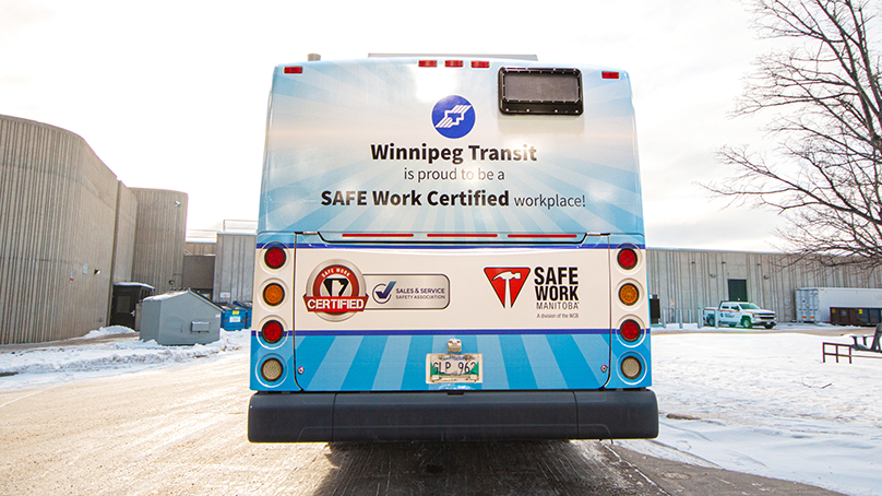 Winnipeg Transit became SAFE Work Certified in 2021.