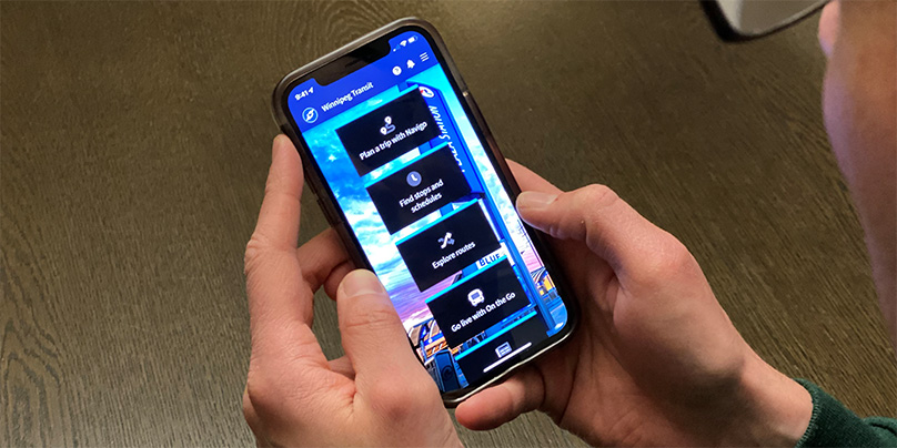 You can login to the new Winnipeg Transit app to personalize your experience by saving trip settings such as favourite stops and routes.