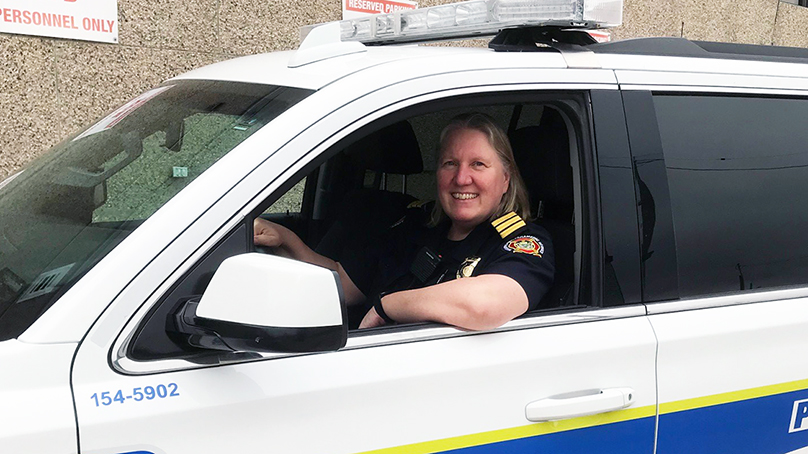 Janice has been working at WFPS for 34 years in various roles, including nine as Platoon Chief of Paramedic Operations.