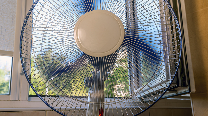 Use fans to move cool air into your home and push cold air out.