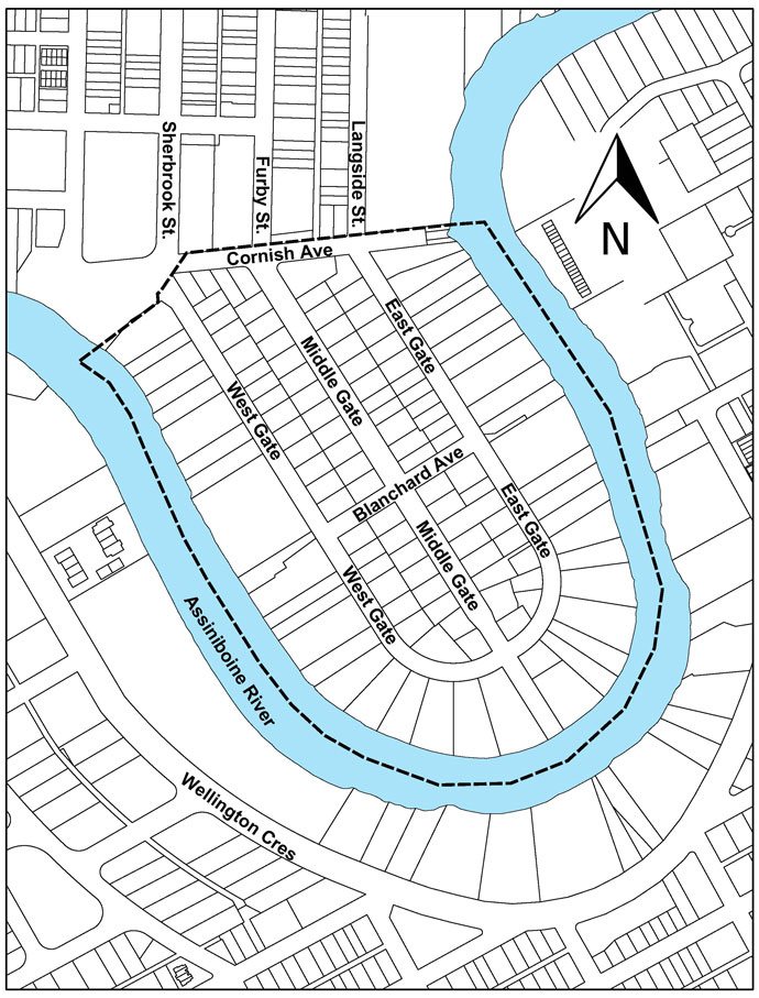 Armstrong's Point Map