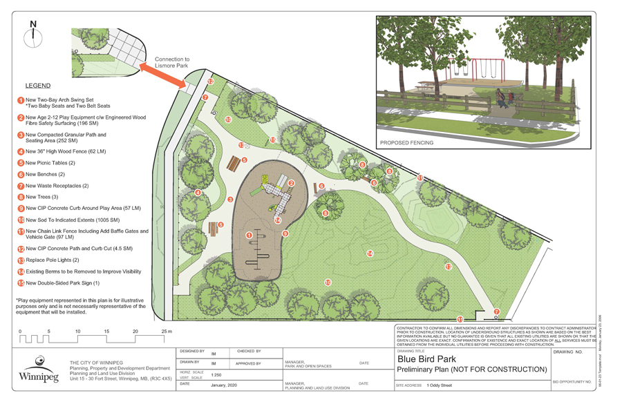 Blue Bird Park Preliminary Design Summary