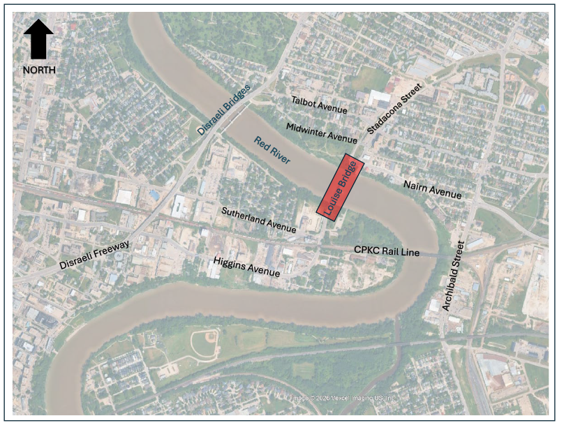 Louise Bridge project map