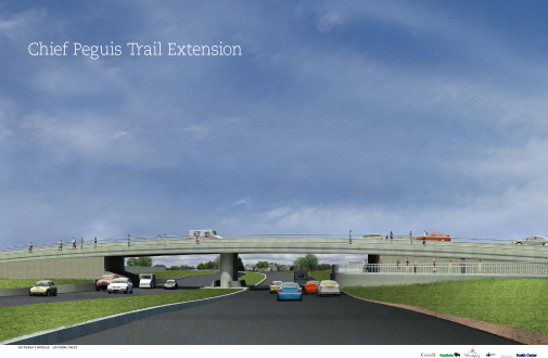 Chief Peguis Trail Extension Streetscape View 2