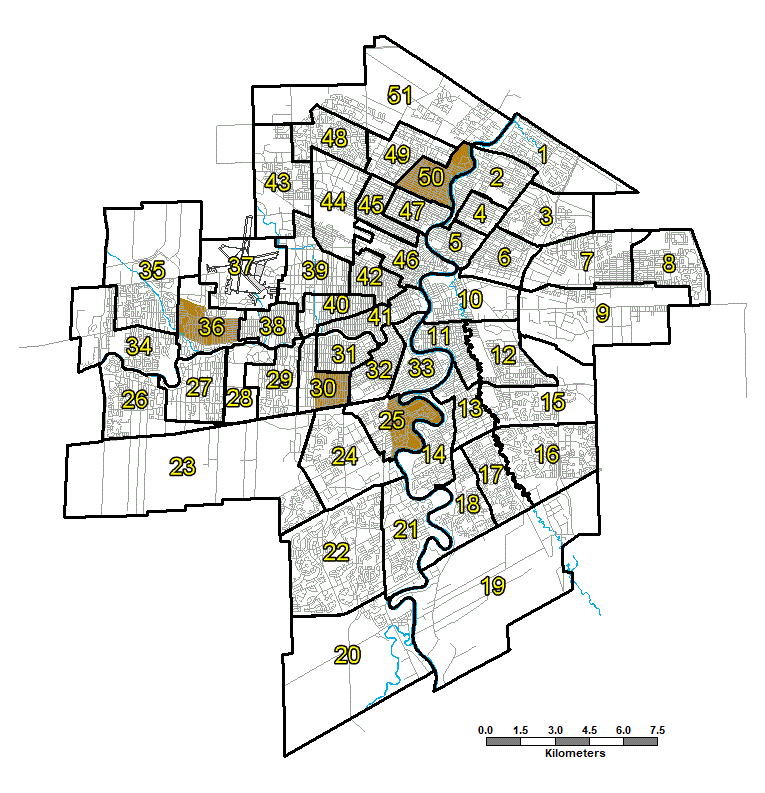 Cankerworm Control Program Map