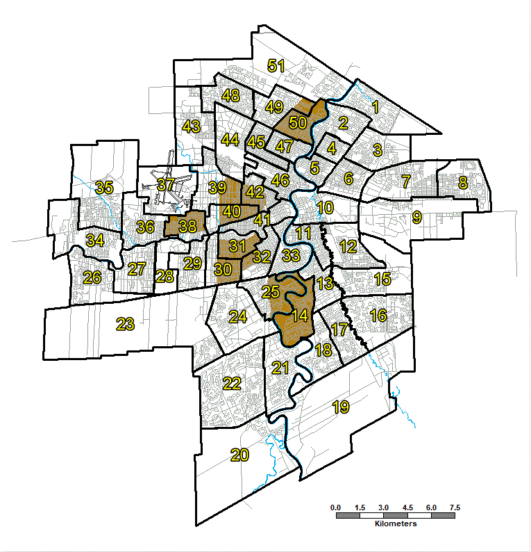 Cankerworm Control Program Map