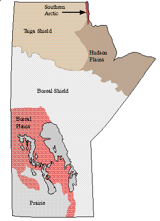 Manitoba Ecozones, Manitoba Conservation