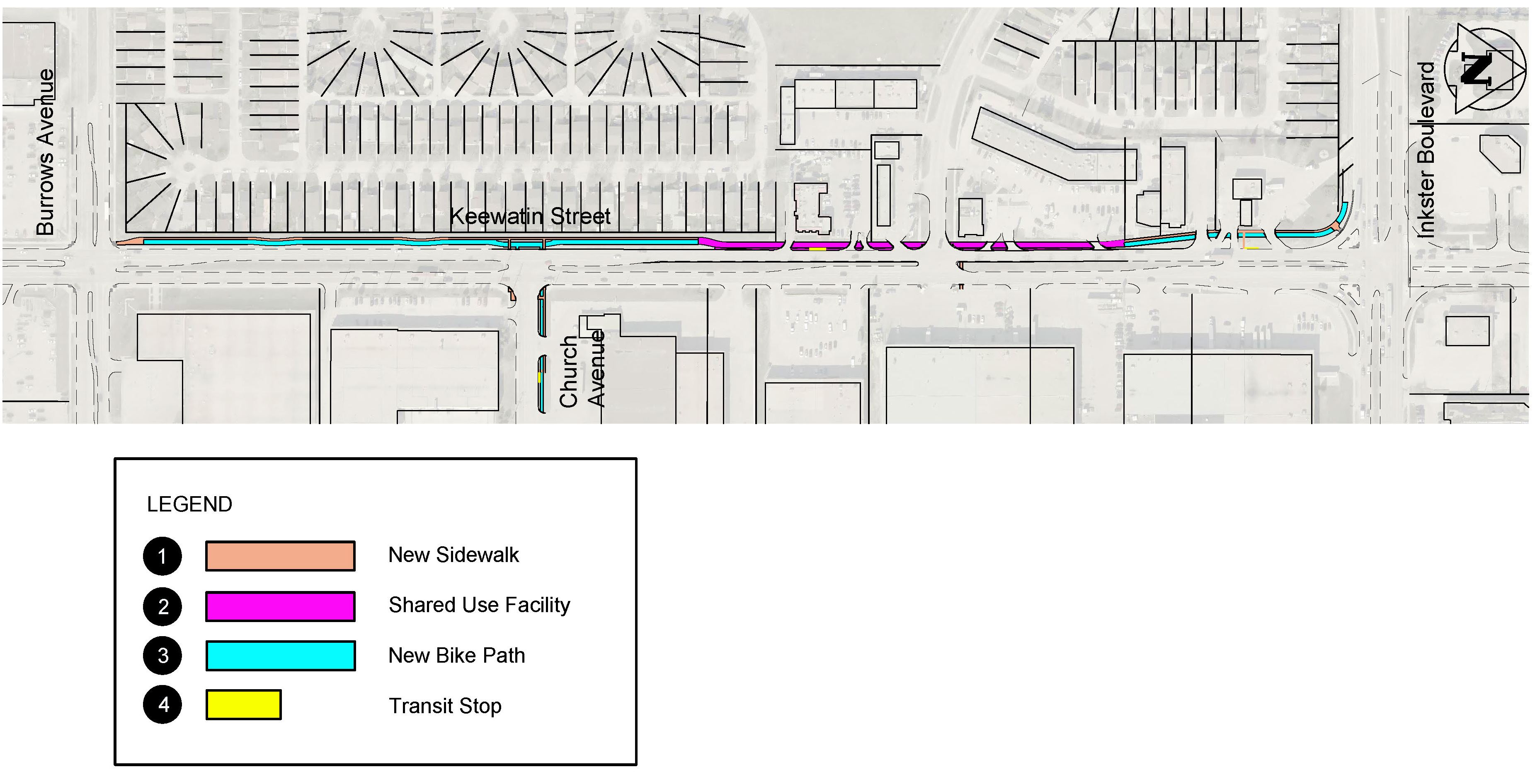 Keewatin Current Project map