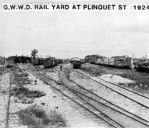 1924 photo of GWWD rail yard