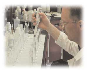 Photo of lab technician
